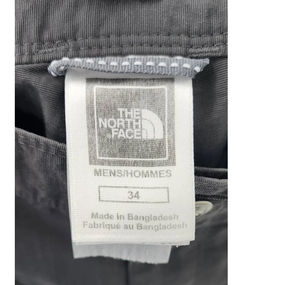 Men's The North Face Green Grey Outdoor Shorts‎ Size 34